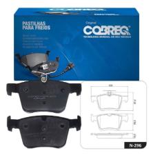 Pastilha Freio Traseira Golf Jetta Tiguan 2014 2015 adiante