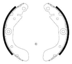 SAPATA FREIO COBALT LS/LTZ 1.4 8V LT/LTZ 1.8 8V SONIC LT/LTZ 1.6 16V 12/...