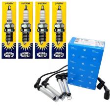 Kit Cabo de Igni��o+Velas Corsa Celta Classic VHC/VHC-E