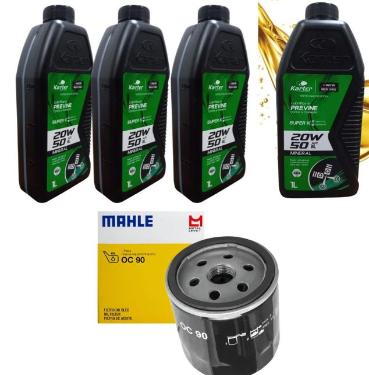 Kit Troca �leo 20W50 + Filtro OC90 Celta Monza Kadett