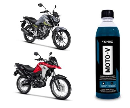 Shampoo Desengraxante MotoV Vonixx Concentrado 500ml  Motos