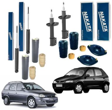 Kit Amortecedor Dianteiro Traseiro Nakata Corsa Sedan Celta