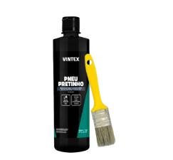 Darker 500ml Vintex Pneu Pretinho Renova Borracha com Pincel