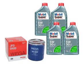 Kit Troca �leo 5W30 Mobil + Filtro Wega HB20 Creta March
