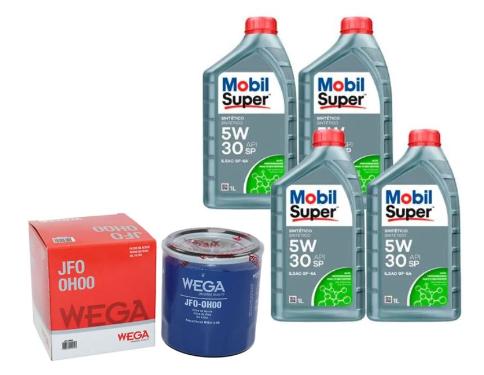 Kit Troca �leo 5W30 Mobil + Filtro Wega HB20 Creta March