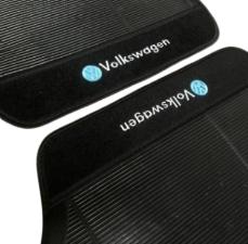 Jogo Tapete Automotivo Borracha Volkswagen Preto
