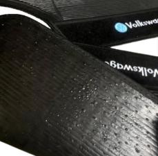 Jogo Tapete Automotivo Borracha Volkswagen Preto