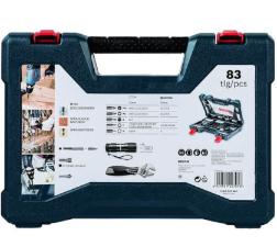 Jogo Ferramentas Kit Brocas Bits Tit�nio V-line 83 P�s Bosch