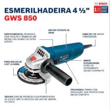 ESMERILHADEIRA ANGULAR GWS 850 06013775E0 BOSCH