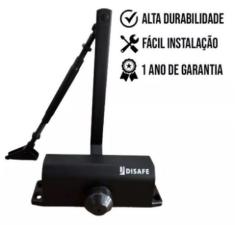 Mola Para Porta A�rea Hidr�ulica At� 65kgs Preta For�a 3