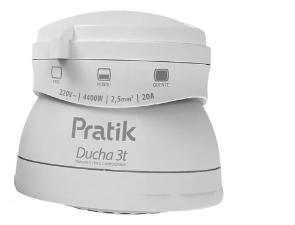 CHUVEIRO DUCHA 3T BRANCO 4400W PRATIK