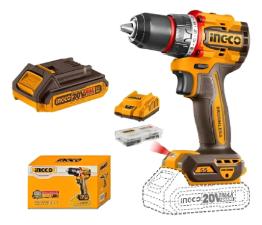PARAFUSADEIRA A BATERIA C/ACESSORIOS CDLI205582-9 20V INGCO