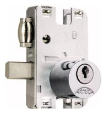 Miolo 1520 ROLETE Arouca Cilindro 2 Chaves p/ Fechadura Porta Pivotante Vidro