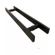 Puxador Bronze 1003 (Escuro) 40cm (30cm Entre Furos) Barra Chata Porta Vidro Madeira Port�o