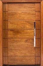 Puxador Alum�nio Polido 30cm (20cm Entre Furos) Barra Chata Porta Vidro Madeira Port�o