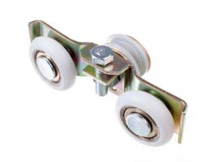 1 Roldana Dupla 1125DR Regulagem Brock 8 e 10mm Porta Vidro Peso