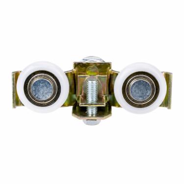 1 Roldana Dupla 1125DR Regulagem Brock 8 e 10mm Refor�ada Porta Vidro Peso