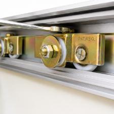 1 Roldana Dupla 1125DR Regulagem Brock 8 e 10mm Refor�ada Porta Vidro Peso