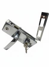 Kit Fechadura 1520TA Ma�aneta Cromada Vidro/Alvenaria Blindex Portas Pivotantes Vidro Temperado