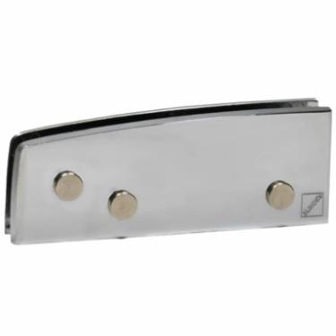 Dobradi�a Inferior 1103 Porta Vidro Blindex Encaixe Mola Hidr�ulica - Cromado