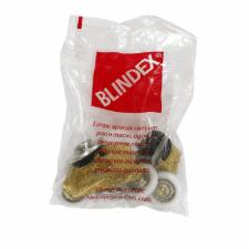 Kit c/ 2 Roldanas Duplas Exc�ntricas 3520 Padr�o Blindex Antigo Abaulada