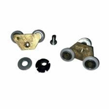 Kit c/ 2 Roldanas Duplas Exc�ntricas 3520 Padr�o Blindex Antigo