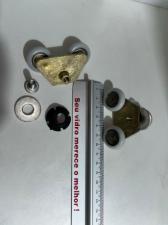 Kit c/ 2 Roldanas Duplas Exc�ntricas 3520 Padr�o Blindex Antigo