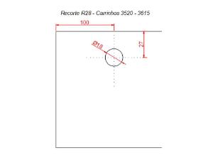 Kit c/ 2 Roldanas Duplas Exc�ntricas 3520 Padr�o Blindex Antigo