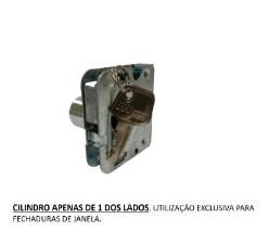 Miolo Janela (chave de 1 lado) 3532 Arouca Cilindro Redondo p/ Fechadura Vidro Cromado