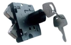 Miolo 3530 (1510F) Redondo Arouca Preto Cilindro 2 Chaves p/ Fechadura