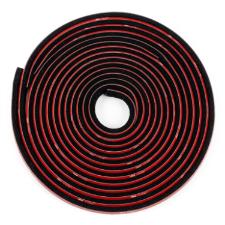 Escova de Veda��o Adesiva 5x8 Preta (Escovinha) Aluminios e Vidros