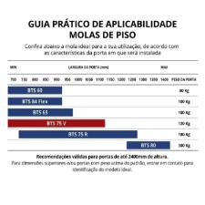 Mola Hidr�ulica Dormakaba BTS-75V Original Piso Dorma Nova Porta Vidro Blindex