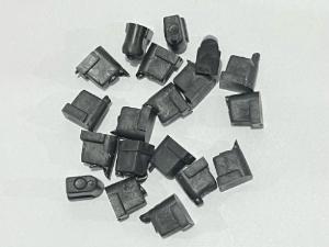 Kit c/ 100 Batentes mini 1406P limitador / igrejinha / castelo p/ Vidros 6mm janelas portas blindex