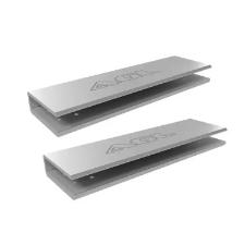 Suporte Fechadura Eletro�m� PV Cromado Encaixe Vidro Al150 At� Al200 AGL - Magn�tico