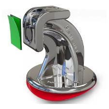 Prendedor Trava Portas Magn�tico Adesivo Prata (Cromado) Fixador p/ Vidro Alum�nio ACM Ferro