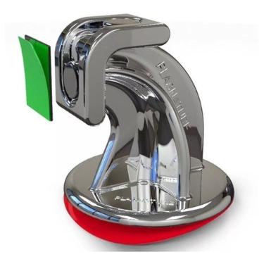 Prendedor Trava Portas Magn�tico Adesivo Prata (Cromado) Fixador p/ Vidro Alum�nio ACM Ferro