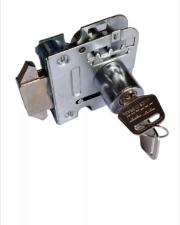 Miolo 3530 (1510F) Redondo Cilindro 2 Chaves p/ Fechadura Porta Correr Vidro Cromado