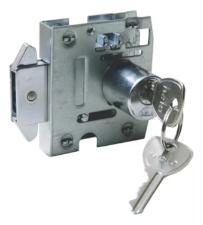 Miolo Janela (chave de 1 lado) 3532 Cilindro Redondo p/ Fechadura Vidro - Cromado