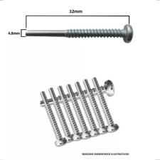 Kit Caixa c/ 500 Parafusos 4,8x32 Phillips Ponta Piloto Cabe�a Panela p/ Esquadria PAR428 - New Fix