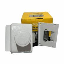 Fechadura El�trica p/ Porta (Vidro/Alvenaria) BRANCA - AGL PV200R1i - Abertura Interna