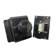 Fechadura El�trica p/ Porta (Vidro/Alvenaria) PRETA - AGL PV200R1i - Abertura Interna