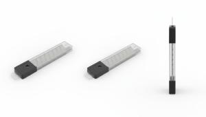 Kit com 10 L�minas para Estilete Largo 18mm