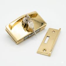 Kit Fechadura Blindex 3530 Dourada (1510fF) Vidro Alvenaria Kit10