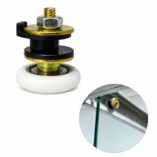 1 Roldana 1125R Porta De Correr Vidro 8 e 10mm Suporte Inteiri�o Refor�ada