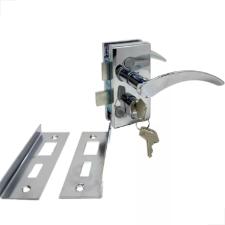 Fechadura Ma�aneta Recorte 1520 Vidro/Alvenaria Cromada MM - Porta Blindex