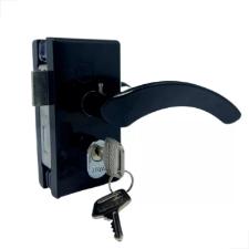 Fechadura Ma�aneta Recorte 1520 Vidro/Alvenaria Preta MM - Porta Blindex