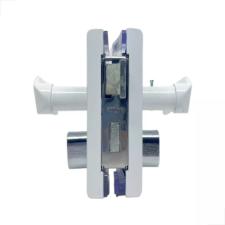 Fechadura Ma�aneta Recorte 1520 Vidro/Alvenaria Branca MM - Porta Blindex