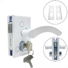 Fechadura Ma�aneta Recorte 1520 Vidro/Alvenaria Branca MM - Porta Blindex