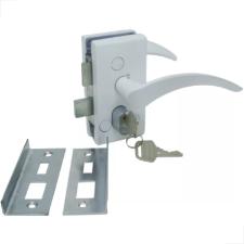 Fechadura Ma�aneta Recorte 1520 Vidro/Alvenaria Branca MM - Porta Blindex