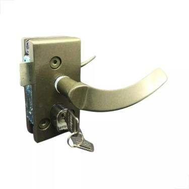 Fechadura Ma�aneta Recorte 1520 Vidro/Alvenaria Bronze MM - Porta Blindex